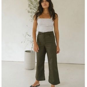 Harly Jae Pierrot Pants - Olive